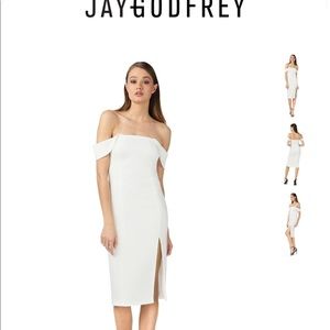White jay Godfrey mini dress